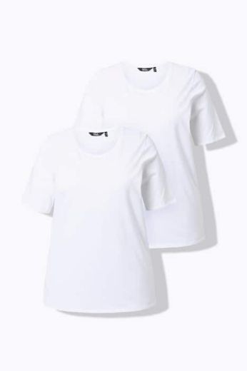 Plus size veliki brojevi Majica kratkih rukava okruglog ovratnika za punije