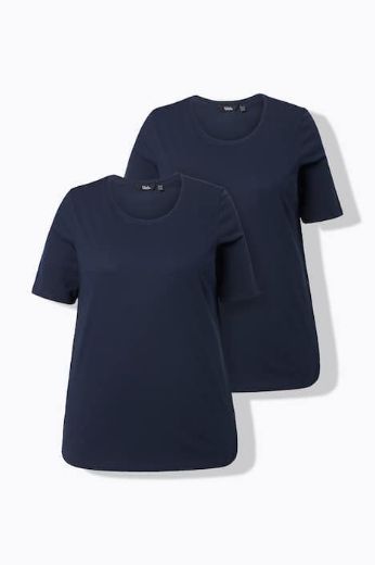 Plus size veliki brojevi Majica kratkih rukava okruglog ovratnika za punije