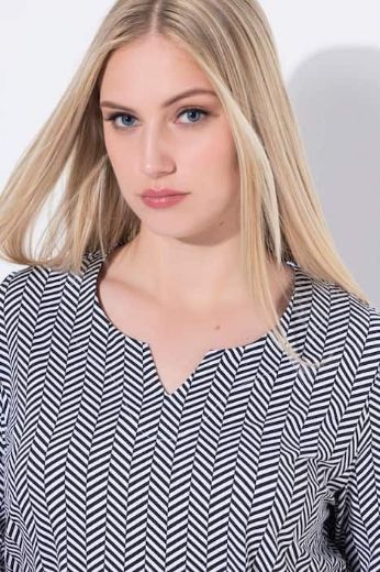 Plus size veliki brojevi Majica A kroja za punije