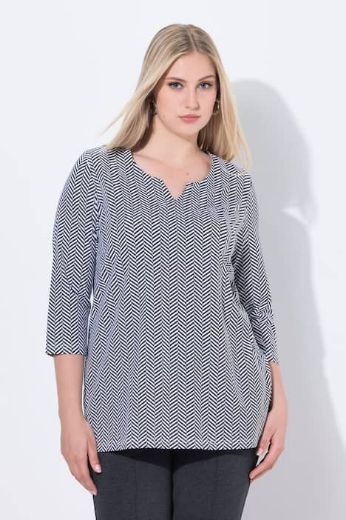 Plus size veliki brojevi Majica A kroja za punije