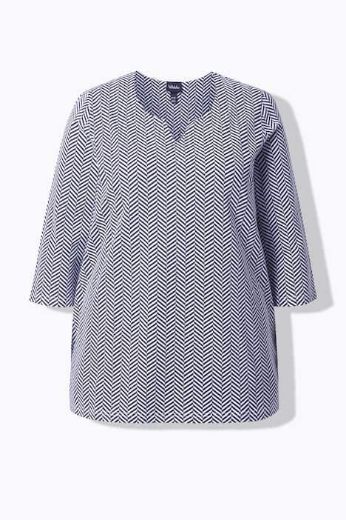 Plus size veliki brojevi Majica A kroja za punije