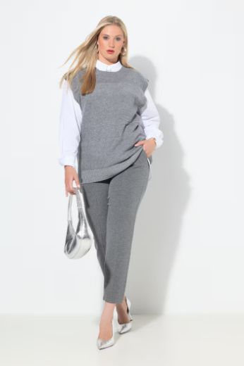 Plus size veliki brojevi Hlače s blago suženim nogavicama za punije