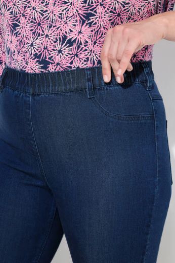 Plus size veliki brojevi Hlače traper s pet džepova za punije