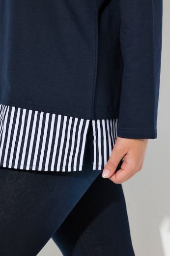 Plus size veliki brojevi Majica dugih rukava okruglog ovratnika za punije