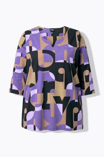 Plus size veliki brojevi Majica 3/4 rukava za punije