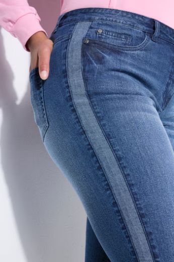 Plus size veliki brojevi Traperice uskih nogavica za punije