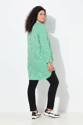 Plus size veliki brojevi Košulja dugih rukava dužeg kroja za punije