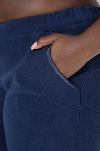 Plus size veliki brojevi Hlače od flisa širokih nogavica za punije