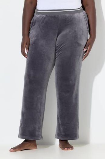 Plus size veliki brojevi Hlače širokih nogavica elastičnog struka za punije