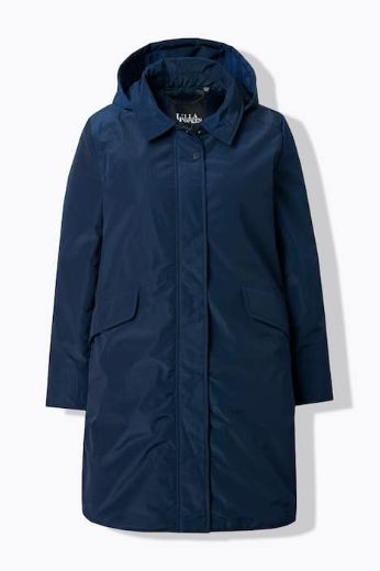 Plus size veliki brojevi Parka vodoodbojna s kapuljačom za punije