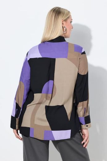 Plus size veliki brojevi Bluza dugih rukava A kroja za punije