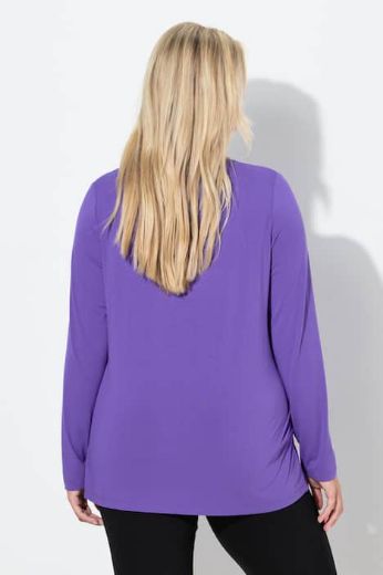 Plus size veliki brojevi Majica dugih rukava okruglog ovratnika za punije