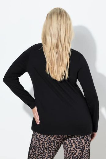 Plus size veliki brojevi Majica dugih rukava okruglog ovratnika za punije