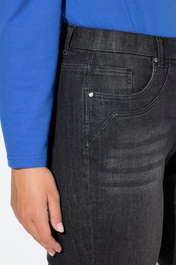 Plus size veliki brojevi Traperice širokih ravnih nogavica za punije