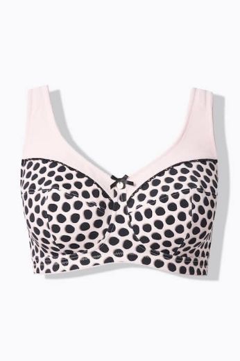 Plus size veliki brojevi Grudnjak bez žice širokih naramenica za punije