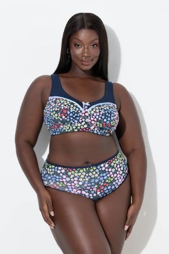 Plus size veliki brojevi Grudnjak bez žice širokih naramenica za punije