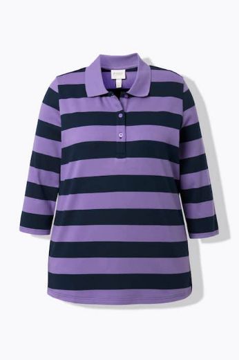 Plus size veliki brojevi Majica Polo 3/4 rukava za punije