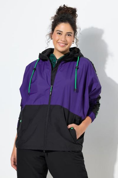 Veliki brojevi Jakna lagana s kapuljačom moda za punije