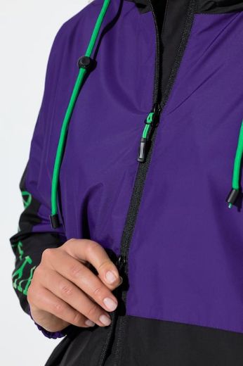 Plus size veliki brojevi Jakna lagana s kapuljačom za punije