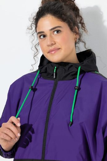 Plus size veliki brojevi Jakna lagana s kapuljačom za punije