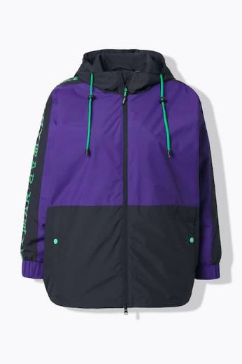 Plus size veliki brojevi Jakna lagana s kapuljačom za punije