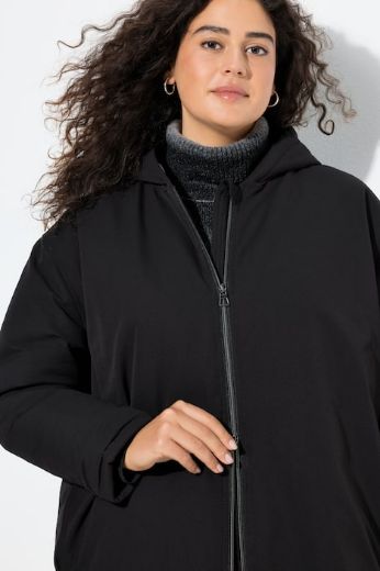 Plus size veliki brojevi Parka vodoodbojna s kapuljačom za punije