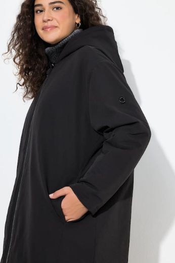 Plus size veliki brojevi Parka vodoodbojna s kapuljačom za punije