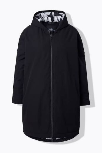 Plus size veliki brojevi Parka vodoodbojna s kapuljačom za punije