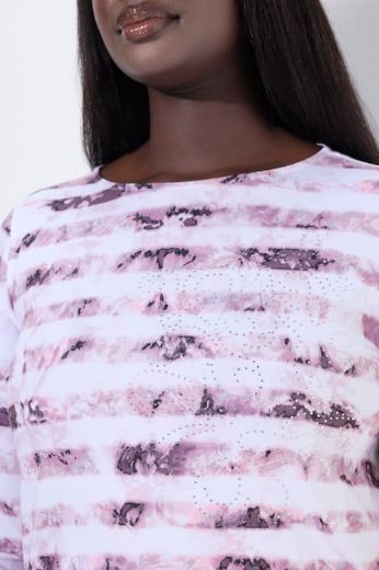 Plus size veliki brojevi Majica 3/4 rukava za punije