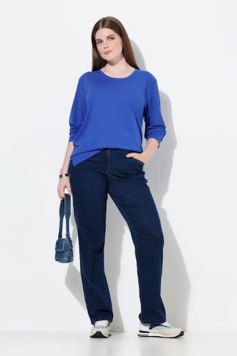 Plus size veliki brojevi Traperice širokih nogavica za punije