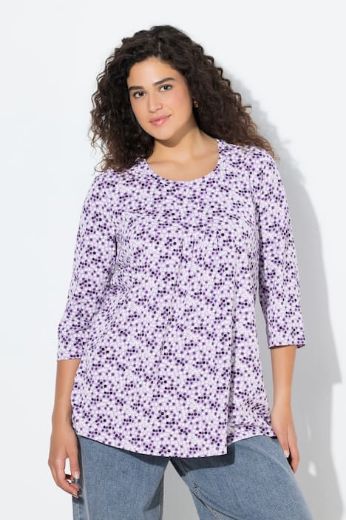 Plus size veliki brojevi Majica 3/4 rukava A kroja za punije