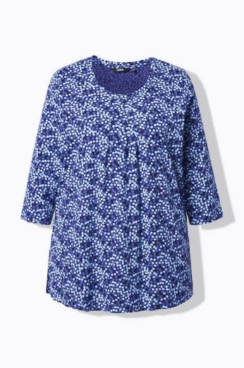 Plus size veliki brojevi Majica 3/4 rukava A kroja za punije