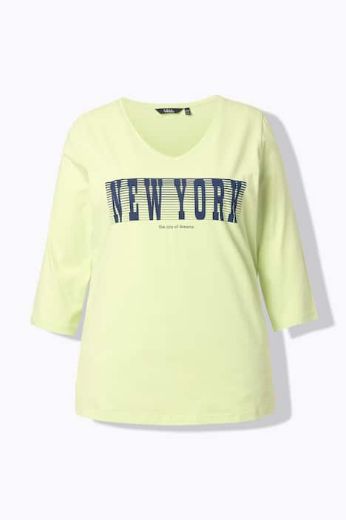 Plus size veliki brojevi Majica 3/4 rukava V ovratnika za punije