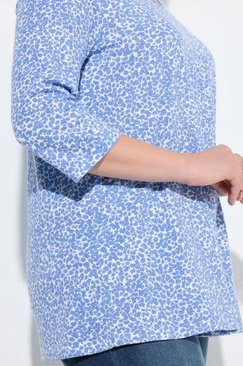 Plus size veliki brojevi Majica 3/4 rukava A kroja za punije