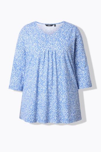 Plus size veliki brojevi Majica 3/4 rukava A kroja za punije