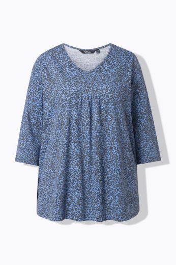 Plus size veliki brojevi Majica 3/4 rukava A kroja za punije