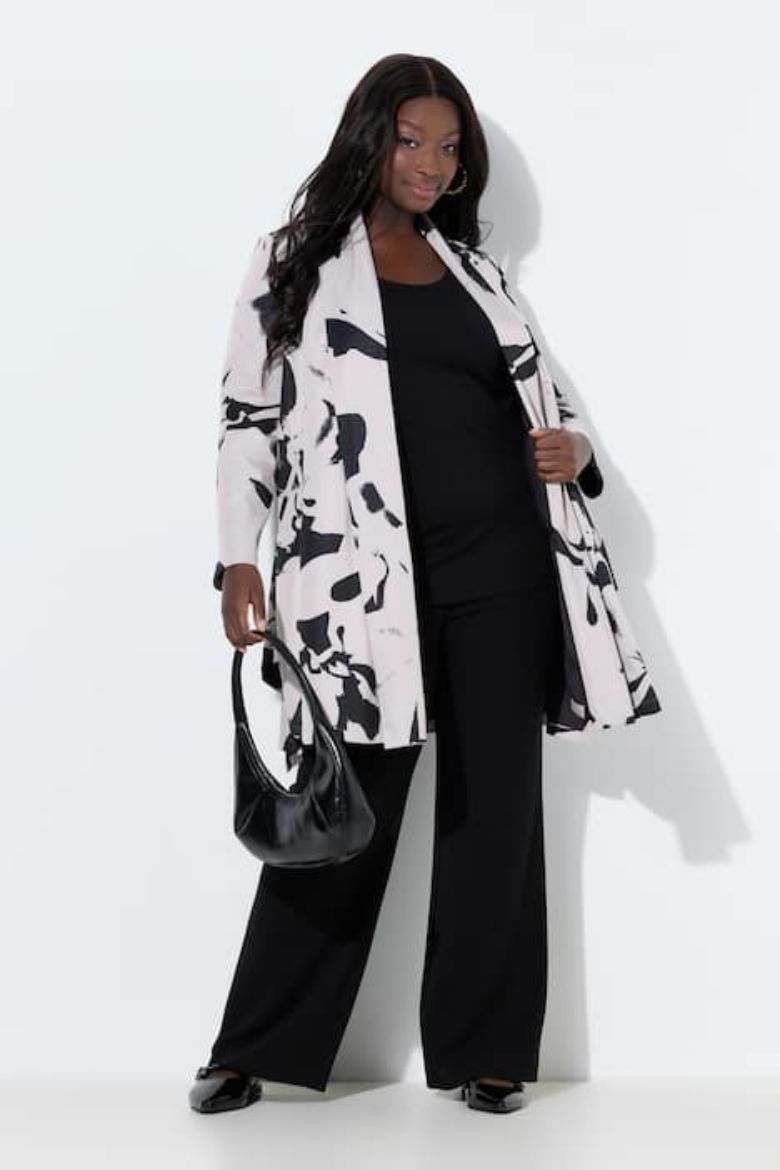 Plus size veliki brojevi Jakna lagana dužeg  kroja za punije