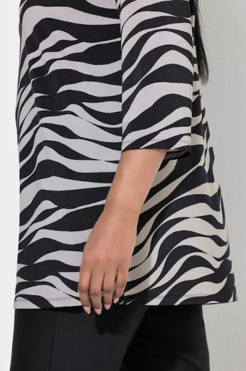 Plus size veliki brojevi Majica 3/4 rukava A kroja za punije