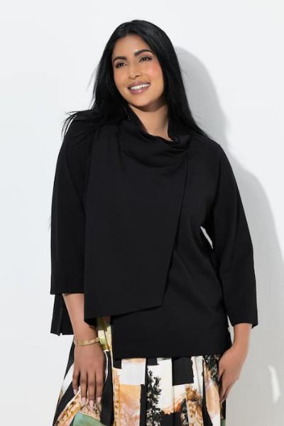 Veliki brojevi Majica 3/4 rukava A kroja moda za punije