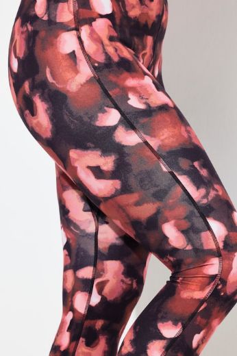 Plus size veliki brojevi Tajice sportske visokog struka za punije