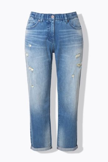 Plus size veliki brojevi Traperice širih nogavica za punije