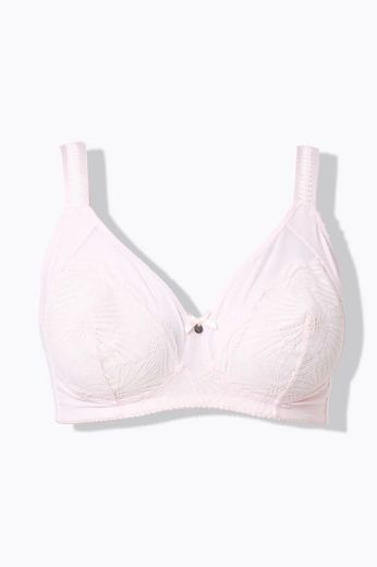 Plus size veliki brojevi Grudnjak bez žice s dekorativnom čipkom za punije