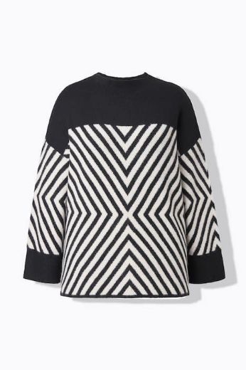 Plus size veliki brojevi Pulover povišenog ovratnika za punije