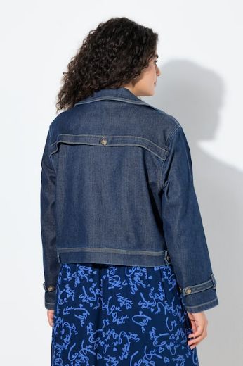 Plus size veliki brojevi Jakna traper za punije