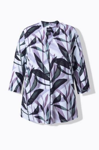 Plus size veliki brojevi Bluza 3/4 rukava A kroja za punije