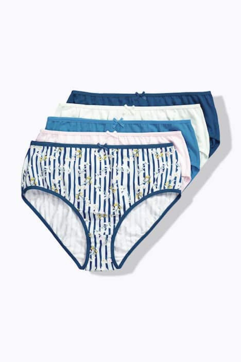 Plus size veliki brojevi Gaćice midi 5 komada za punije