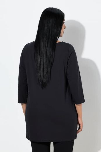 Plus size veliki brojevi Majica 3/4 rukava dužeg A kroja za punije