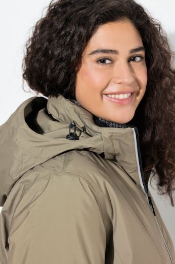 Plus size veliki brojevi Jakna vodootporna s kapuljačom za punije