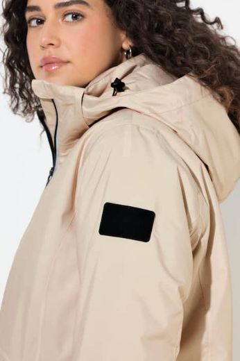 Plus size veliki brojevi Jakna vodootporna s kapuljačom za punije