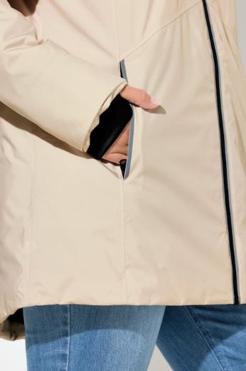 Plus size veliki brojevi Jakna vodootporna s kapuljačom za punije